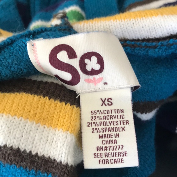 Striped Button Up Sweater Cardigan - Picture 4 of 4